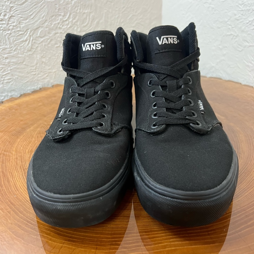 Vans Men's Atwood Canvas Black High Top Skate Shoes